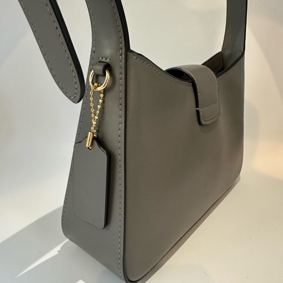 COACH Eliza women’s leather shoulder purse in Charcoal - Picture 2 of 12